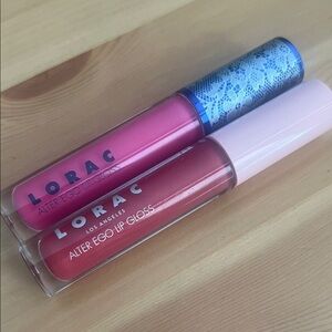 LORAC Alter Ego Lip Gloss Duo in Pink and Red